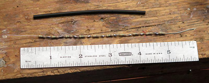 charging resistor construction